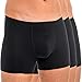 Produktbild HERMKO 3901 3er Pack Herren Boxershorts Pant aus 100% Bio-Baumwolle, Größe:D 14 = EU 8XL, Farbe:schwarz