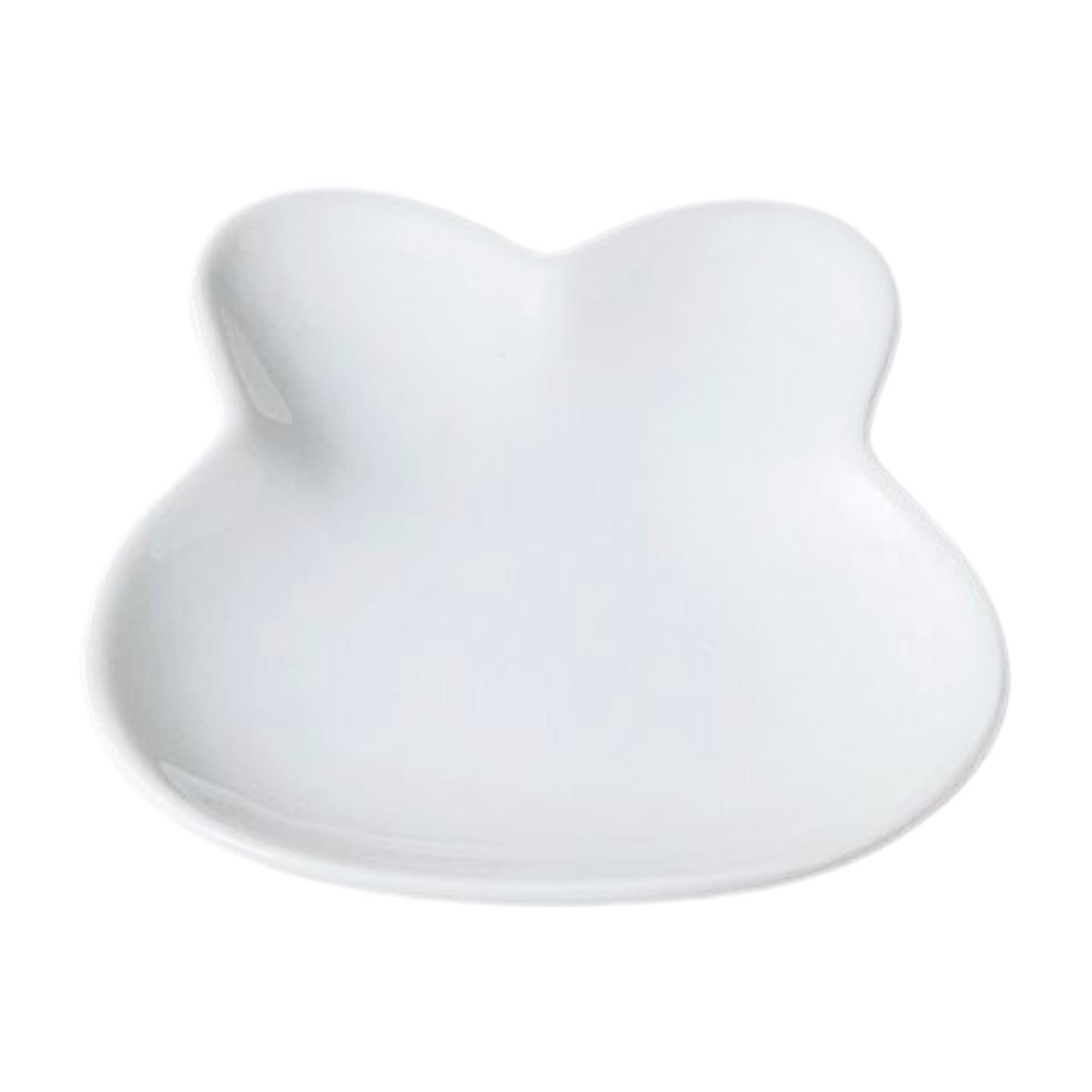 Yamashita Kogei 129012 Rabbit Baby Plate for Kids, White, Modern