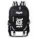 Produktbild Cosstars Naruto Anime Cosplay Schultasche Laptop Backpack Rucksack mit USB-Ladeanschluss Schwarz / 1