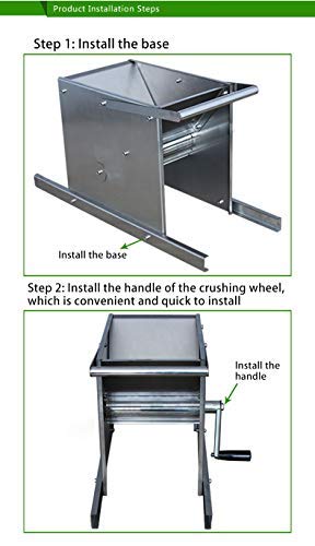 YUEWO Manual grape crusher 304 stainless steel self-breathing fruit wine tool strawberry mulberry manual crusher