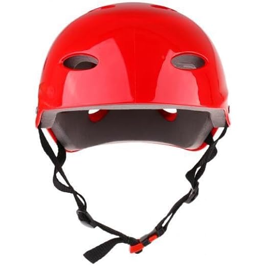 MERISHOPP Water Sports Safety Helmet - Red