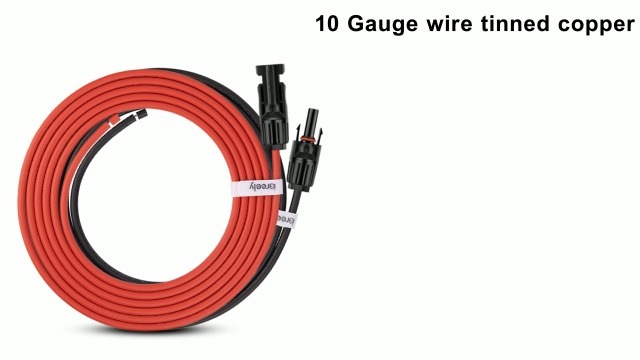 Amazon.com: iGreely Solar Panel Extension Cable - 10 Feet 10AWG