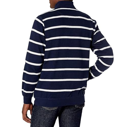Image of Charles River Apparel Men's Crosswind Quarter Zip Sweatshirt