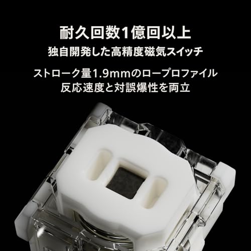 【新テンキーレスモデル】ZENAIM KEYBOARD2 TKL ゼンエイム キーボード 英語配列 ゲーミングキーボード ラピッドトリガー ロープロファイル 有線 アクチュエーション可変 温度補正機能 磁気検知式 塗装品 KEYCAP 脱着式 安心の国内サポート