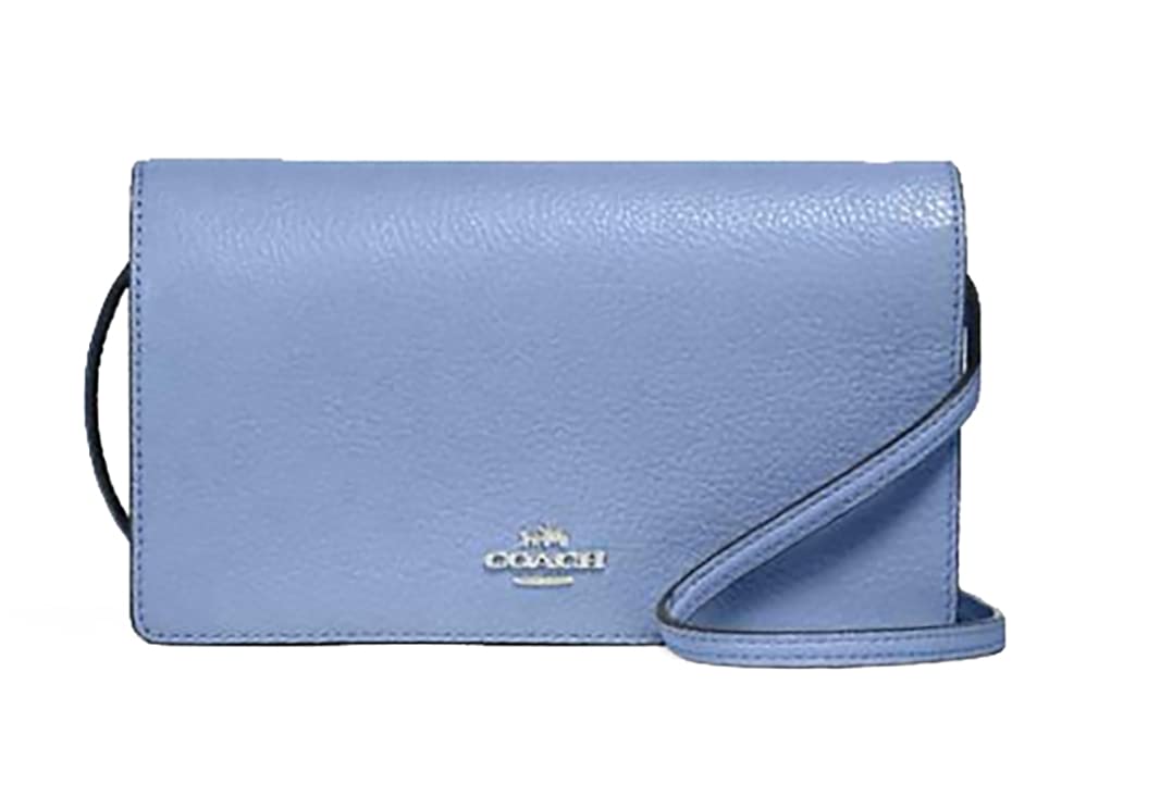Coach Outlet Anna Foldover Crossbody Clutch SVPeriwinkle 3037