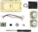 LQBYWL Caja de música, Regalos de Esposa, Caja de Memoria for bebé, Kit de Caja de Altavoz Bluetooth DIY, Amplificador de Sonido electrónico ABS portátil, Altavoz Bluetooth de Madera, alt