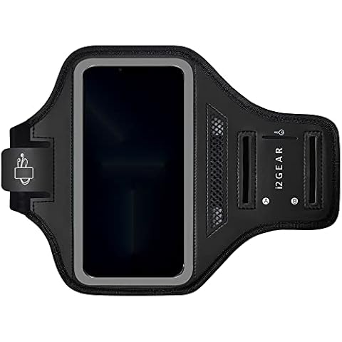 i2 Gear Running Exercise Armband for iPhone 16, 15, 14, 13, Pro and Galaxy S23, S22, S10, S9 with Card Holder [Retail] Cover