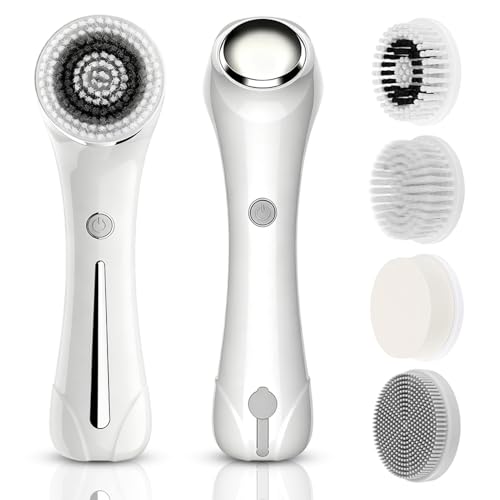 Nettoyage en profondeur du visage pour éliminer les impuretés avec brosse électrique
