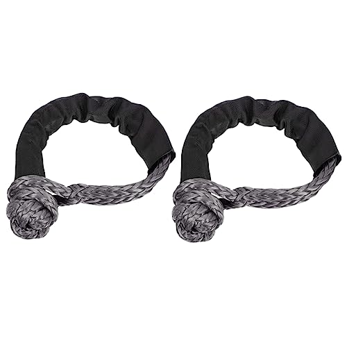 Manille en nylon flexible anti-abrasion Mikinona 17 tonnes sangle de remorquage 2pcs