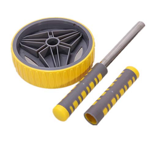 IMIKEYA Rolo de roda abdominal durável com uma roda, rolo de exercícios e rodas, dispositivo de trei