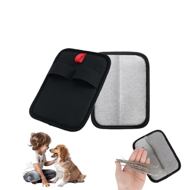 Pet Hair Removal Glove, Electrostatic Pet Hair Removal Gloves, 2025 Newly Upgraded, Reusable Hair Remover for Couch, Furniture, Carpet,Car Seat, Animal Fur Removal Tool, 1-PCS-dkxmD40e