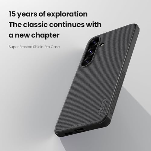 Image of Nilkin Slim Matte Series case for Samsung Galaxy S25 (S25), Shockproof and Scratch-Resistant, Lightweight Case for (S-25) Black
