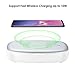 Lecone Cell Phone Wireless Charger Box, Phone Charger for iPhone SE, 11, 11 Pro Max, X, XS, XR, Samsung Galaxy S20/S10/S10+/Note 10/9 (Sliver)
