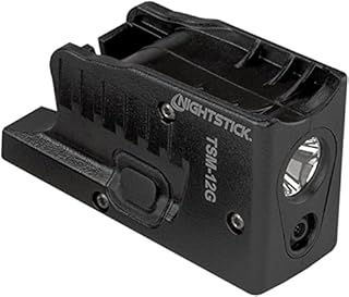 Nightstick TSM-12G 150-Lumen Rechargeable Tactical Mounted Light w/Green Laser for Glock 26/G27/G33/G39,Black