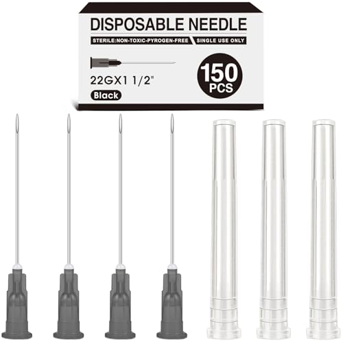 Image of 150 Pack 22 Ga 1.5 Inch Industrial Scientific Accessories, Industrial Dispensing Accessories, Individually Packaged