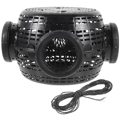 Piège de pêche à crabes et crevettes Levemolo compact en plastique solide avec corde 6M