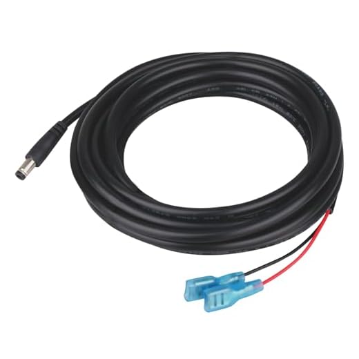 KSK 79-inch Trail Camera Power Cord,5.5x2.1mm DC External Power Cable,Compatible with Spypoint, Stealth Cam, Moultrie, Muddy, etc