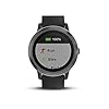 Garmin 010-01769-11 Vívoactive 3, GPS Smartwatch Contactless Payments Built-In Sports Apps, Black/Slate