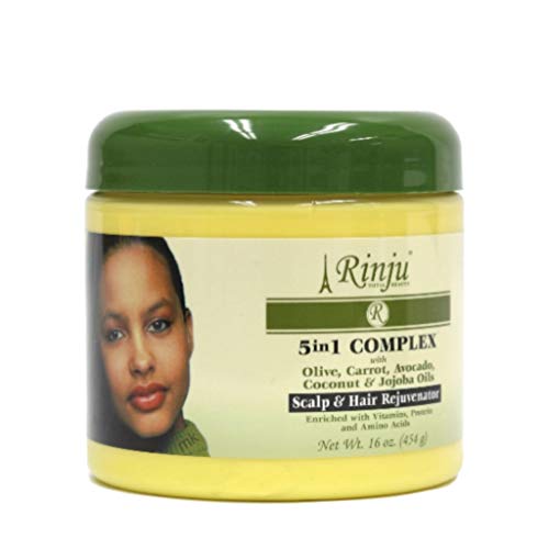 Rinju 5in1 Complex Scalp & Hair Rejuvenator Cream 16 Oz (454 g)