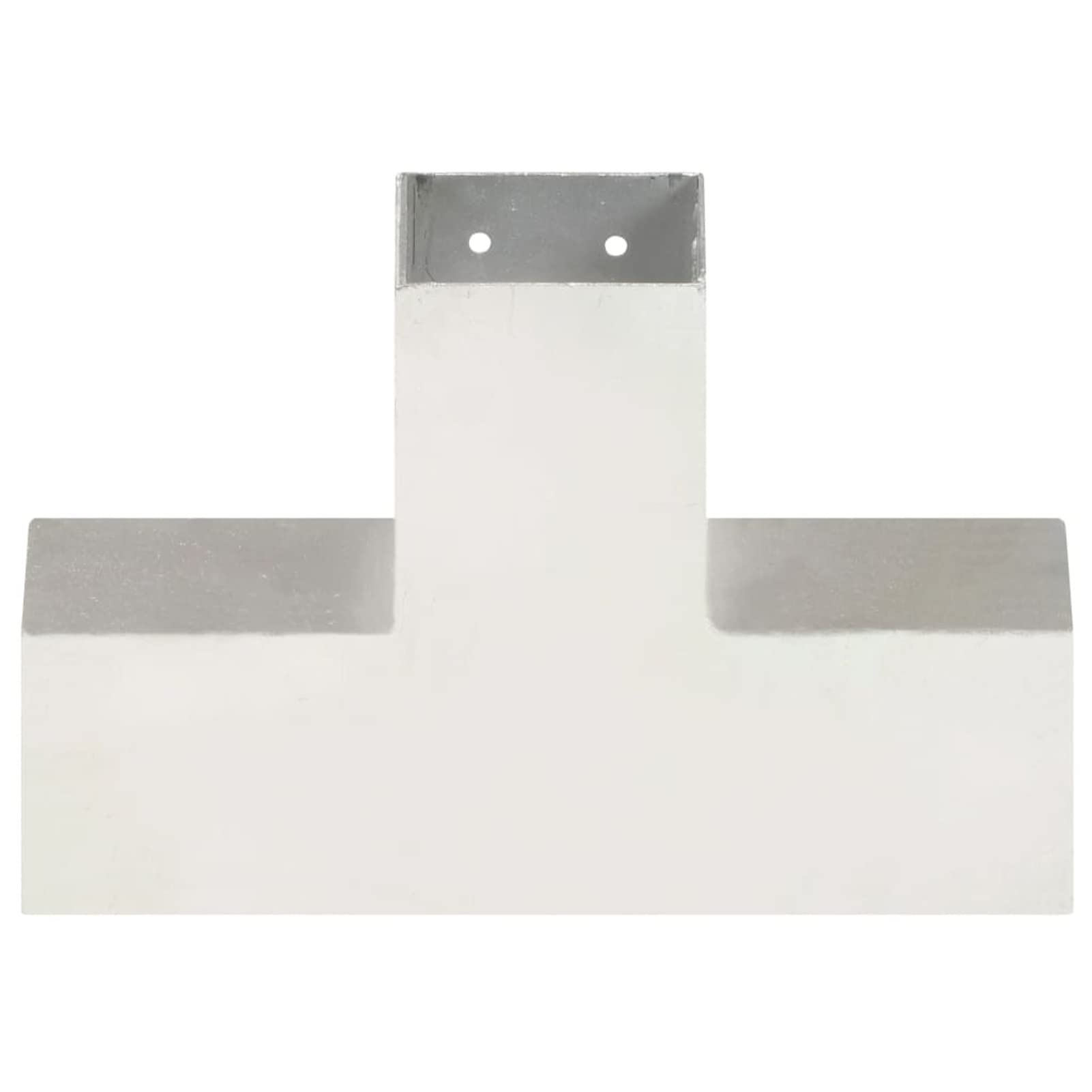 Conectores de Postes en X 4 uds, Anclajes, Postes, Connex, Metal galvanizado 81x81 mm