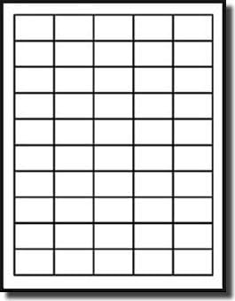 1,000 Label Outfitters® Laser Only Matte Clear Labels 1.5 x 1 inch, 20 Sheets
