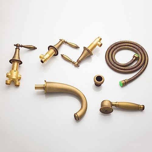 Robinet de douche fixé pour bain antique LWX contre fuites de plomberie - 7