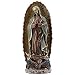 Our Lady of Guadalupe Virgin Mary Resin Statue, Bronze Color