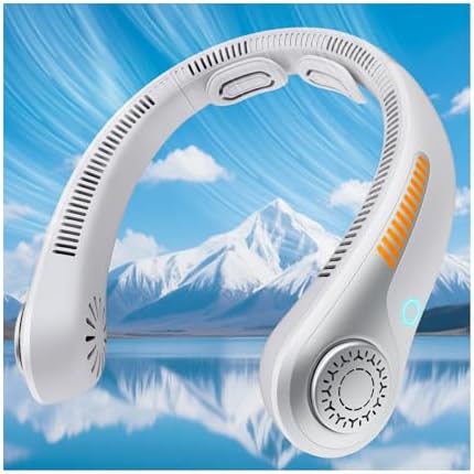 Portable Neck Fan Rechargeable Wearable Personal Fan Blow Cold Ai...