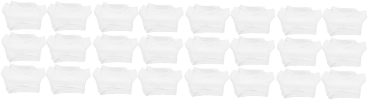 BESTonZON 24pcs Plush Bear Clothes Soft Doll Costumes for Stuffed Animals Reusable Easy to Dress Bear Outfits for Creative Play for Imaginative Fun