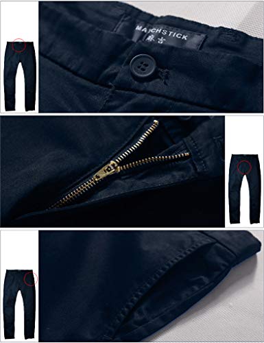 Image of Match Men's Regular Fit Comfort Stretch Casual Chino Pants