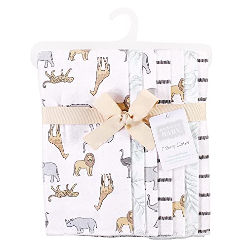 Image of Hudson Baby Baby Flannel Burp Cloths