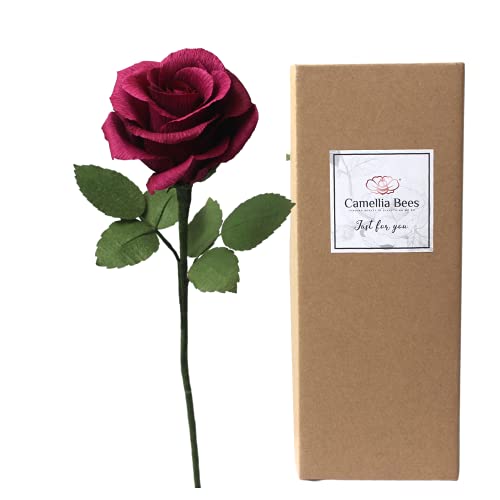 Paper Rose in Gift Box