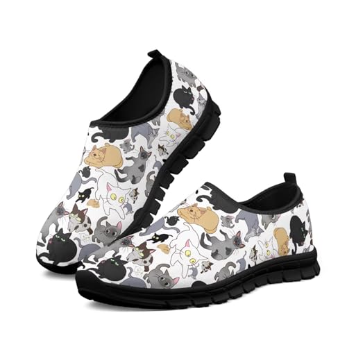 Art Sneakers for Women Slip on Loafers Comfy Non Slip Walking Sneakers for Outdoors Travel Easy to Wear