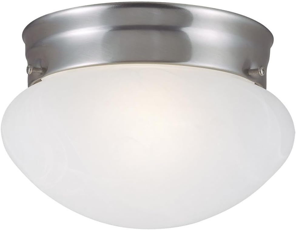 HomeStock Replacement Light Globe - Alabaster Glass Shade for Ceiling Lights