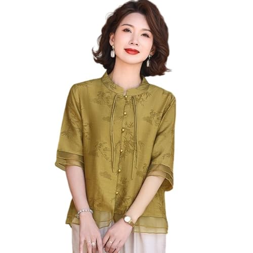 Ensemble 2 pièces femme style chinois et moderne en tissu patchwork infroissable