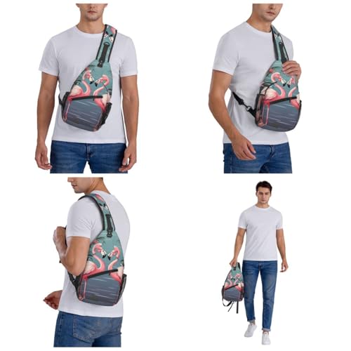 Mochila cruzada pequeña para senderismo unisex miniatura 6