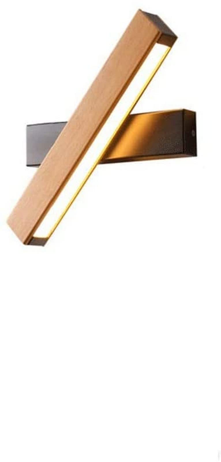 Applique murale LED design bois pour décoration chevet maison