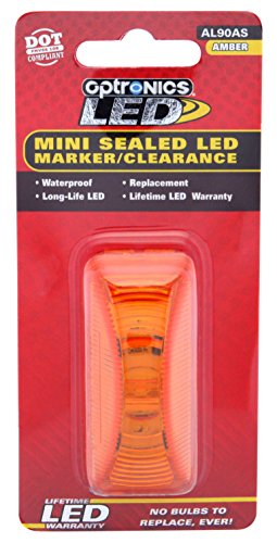 Optronics Al90As Mini Thinline Sealed Led Clearance/Marker Light, Amber #TOP3