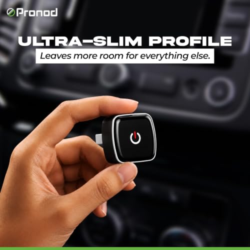 Image of PRONOD Wireless CarPlay & Android Auto Adapter | Convert Factory Wired CarPlay to Wireless | Fast Bluetooth & 5GHz WiFi | Auto Reconnect | USB & Type-C | Plug & Play | Compatible with iPhone iOS