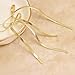 JeanBeau Gold Bow Dangle Drop Tassel Earrings for Women Statement Elegant Long Chain Dangly Ribbon Dangling Wedding Prom Fashion Jewelry Gift Christmas Stocking Stuffers