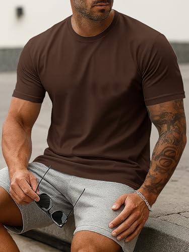 Tshirts for Men |Round Neck Short Sleeve Mens T-Shirts |Regular Fit Lightweight Soft T-Shirts for Man3
