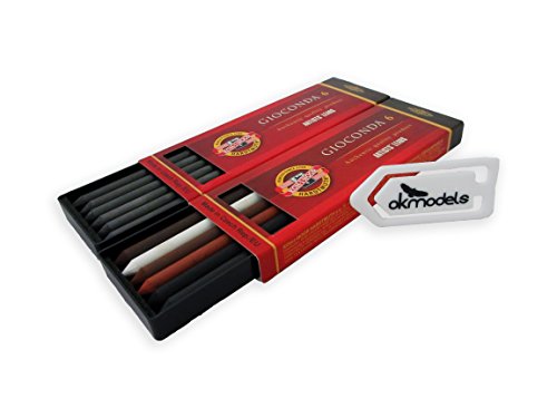 Mines Gioconda 4865/2B Koh-I-Noor épaisses 5,6 mm avec un trombone