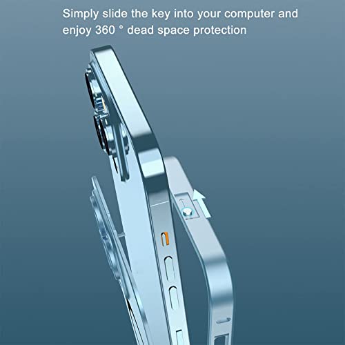 Magnetic Charging Aluminium Metal Bumper Matte Case Cover For Iphone 14/13/12 Pro Max (Silver,For 13Promax) #TOP5