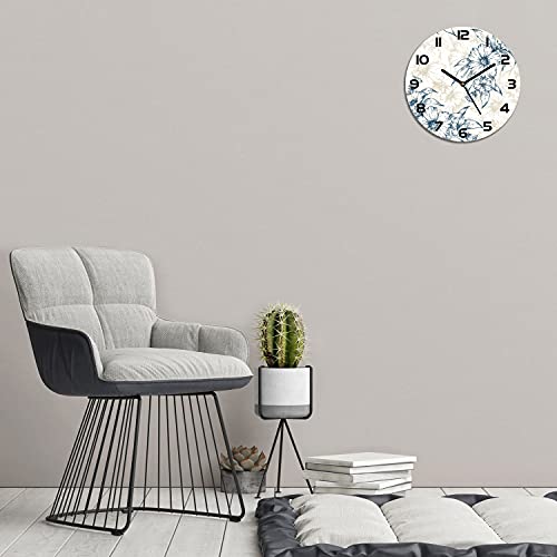 Horloge en verre lisible pour rompre la monotonie des murs
