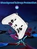 Oshmirian para funda de control Flydigi Vader 5 Pro: funda de silicona premium, agarre antideslizante, resistente a golpes y antiarañazos, cubierta de cuerpo completo para gamepad Vader 5 Pro, Blanco 6