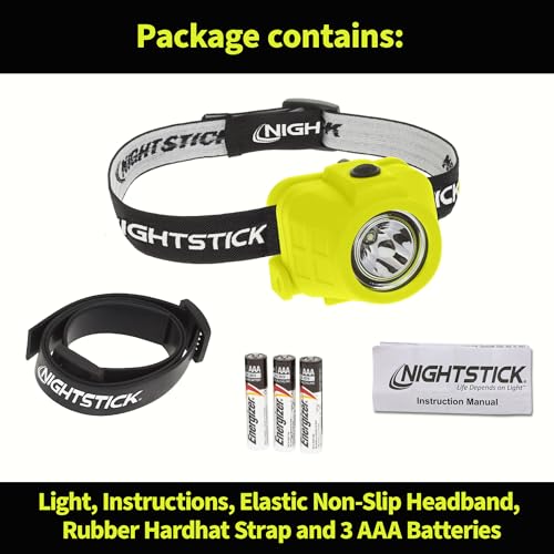 Nightstick XPP-5452G Intrinsically Safe Permissible Dual-Function Headlamp, Green