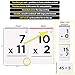 Award-Winning Math Flash Cards – 600 Addition, Subtraction, Multiplication & Division Facts – 2 Facts Per Card – 20 Games & Teaching Methods – Grades 1–6 – Classroom, Homeschool & Teacher-Approved