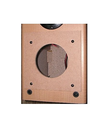Amazon.co.jp: 8cmスピーカー取り付け用バッフル板 13cm x 13cm MDF