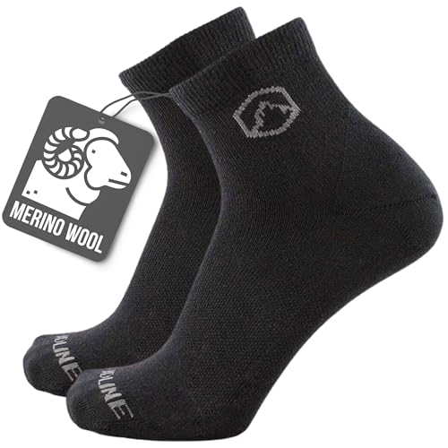 CloudLine - Merino Wool Socks for Men & Women, Wool Running Socks - Light Cushion, Breathable, Moisture Wicking - Made in USA