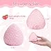 AFKLMNE 2-Pack Taba Squishy Strawberry Sensory Fidget Toys Adults, Anxiety Stress Relief Squeeze Toy, Soft Cute Kawaii Squishy’s for Desk, School (Pink)